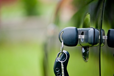 Keys in Car door